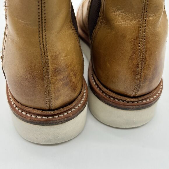 Grenson Men’s  Uk 5.5 D Tan Leather Chelsea Boots Goodyear Welt Extralight Soles